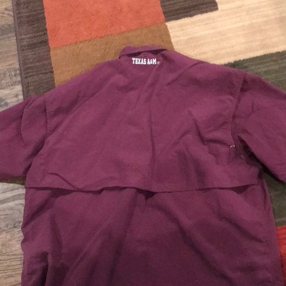Maroon Texas A&M fishing shirt - Picture 4 of 4